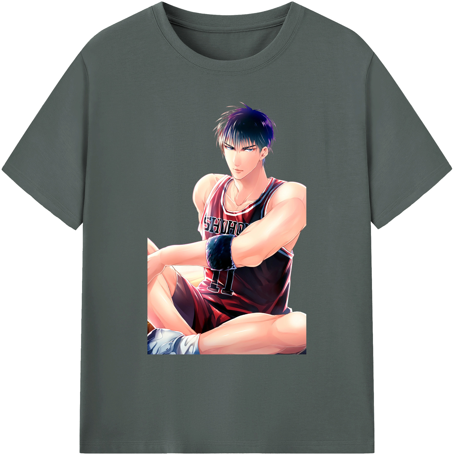 （画像用） SLAM DUNK／スラムダンク 綿100％ メンズ半袖Tシャツ｜肌触りやわらか＆通気性